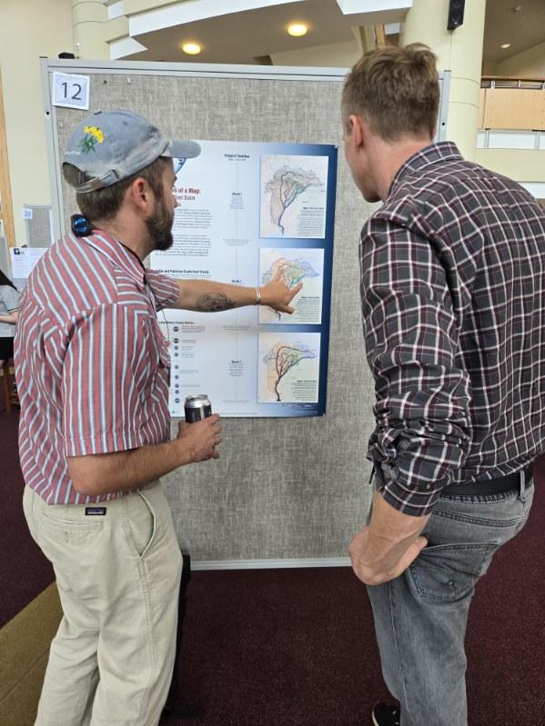 Erin, Environmental Data Scientist, and Zach, Cartographer, presented at the Visualization in Science and Education Conference! 🌍📊 Sharing how simple, effective visuals can help policymakers better understand complex environmental data. 📸

#SciComm #WaterSecurity #GWSC