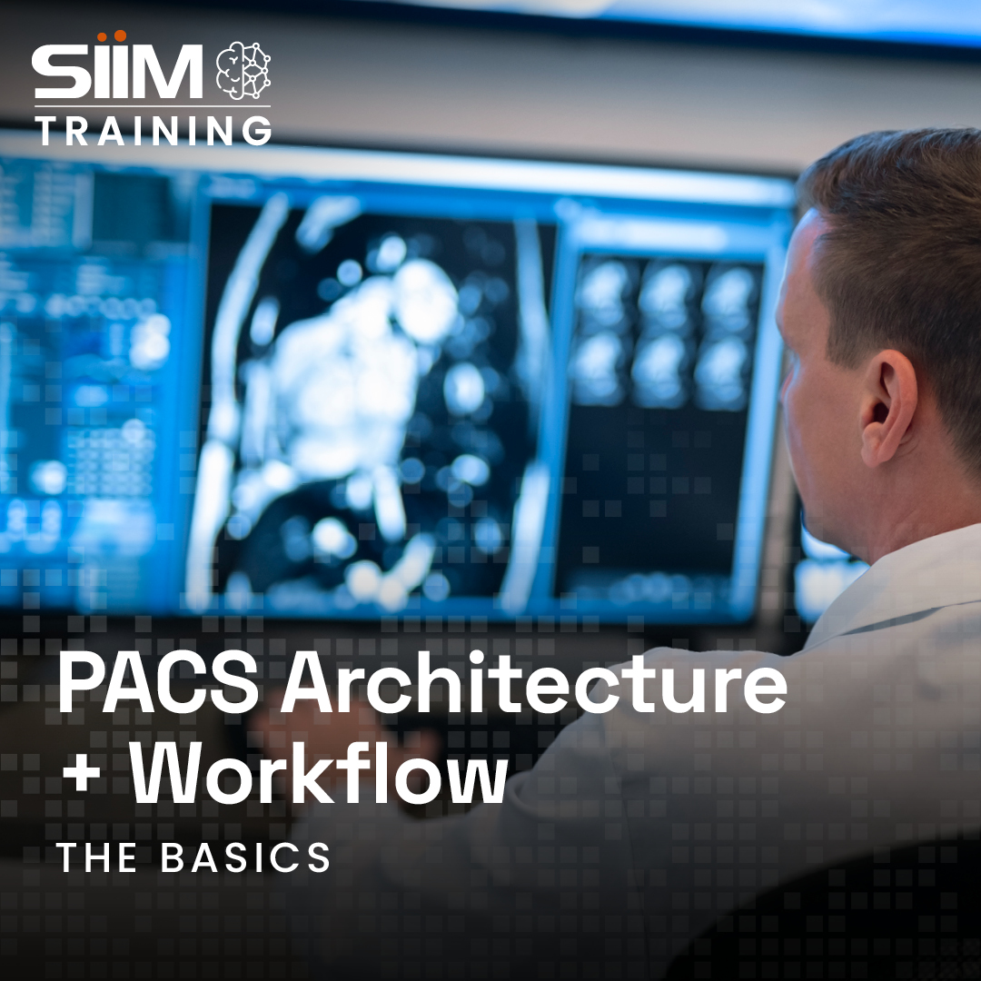 SIIMTraining's tweet image. Join #SIIMTraining Core Essentials Live: PACS Architecture & Workflow—The Basics to get a comprehensive intro to PACS & integral components in modern healthcare information management.
2 HR Category A ASRT & IIP CE
Virtual-Live | Aug 11 | 10AM-12:30PM ET
vist.ly/3zf96