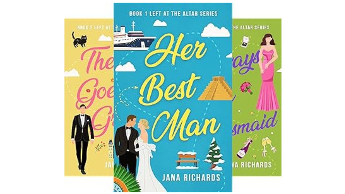 JanaRichards_'s tweet image. Find HER BEST MAN, book one in the Left at the Altar series, available #FREE at @Smashwords as part of their Annual Summer/Winter Sale! Find my book at smashwords.com/books/view/173… all month! #SWSale2025 #Smashwords #RomanticComedy #FakeRelationship #secondchancelove #RomCom