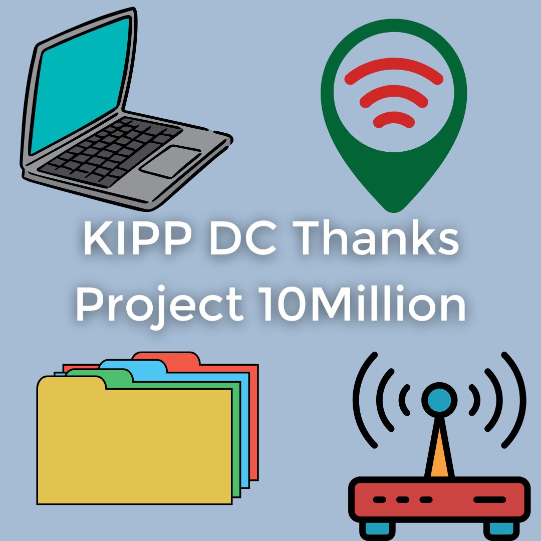 DC PCSB #DCCharterProud (@dcpcsb) on Twitter photo Students of <a href="/KIPP/">KIPP Public Schools</a> will be receiving free Chromebooks, hotspots, and materials for hybrid- and virtual-learning through T-Mobile's Project10Million initiative. Access to technology like this is crucial to a student's ability to learn, and we are all so grateful for this donation. Students of <a href="/KIPP/">KIPP Public Schools</a> will be receiving free Chromebooks, hotspots, and materials for hybrid- and virtual-learning through T-Mobile's Project10Million initiative. Access to technology like this is crucial to a student's ability to learn, and we are all so grateful for this donation.