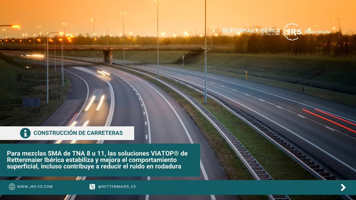 Nuestras soluciones VIATOP® son compatibles con mezclas SMA de TNA 8 y 11, incluso en capas ultrafinas

🏭 Con ellas podéis mejorar la regularidad superficial y controlar la emisión sonora desde la mezcla ow.ly/CGFr50WkFQ8