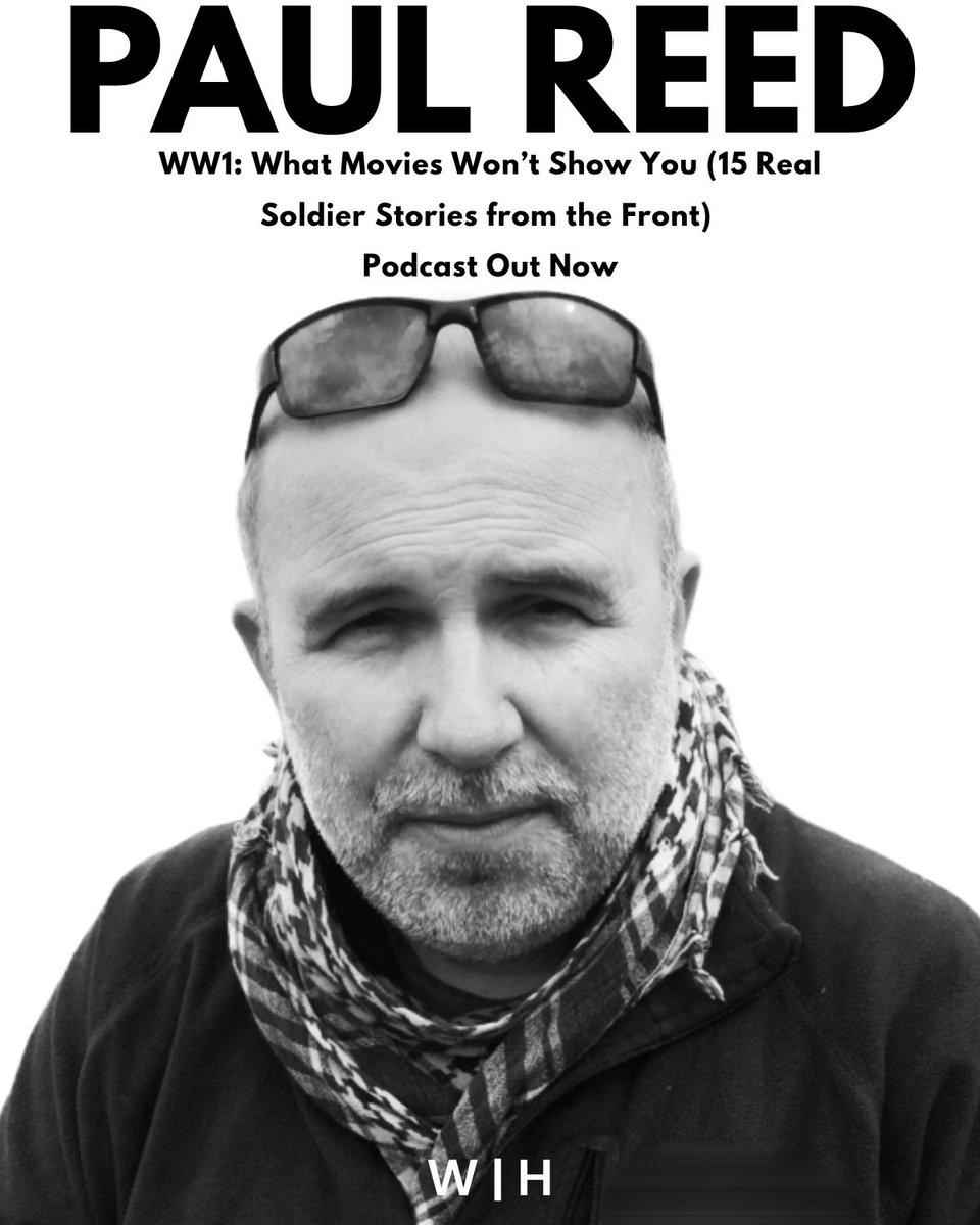 NEW POD: Paul Reed is a military historian &amp; battlefield expert who has interviewed hundreds of WW1 veterans &amp; lived for years on the Western Front. He shares with me soldier stories that expose the brutal reality of the Great War far beyond what movies portray. <a href="/sommecourt/">Paul Reed</a>