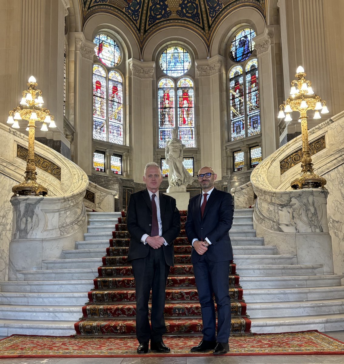 🔹 #PCA News | Visit of Lord Ponsonby of Shulbrede, Parliamentary Under-Secretary of State and Lord in Waiting (Government Whip) of the #UnitedKingdom 🇬🇧🔹

⚖️ #PCA Secretary-General <a href="/Marcin_Czepelak/">Marcin Czepelak</a> had the pleasure of welcoming Lord Ponsonby of Shulbrede, Parliamentary