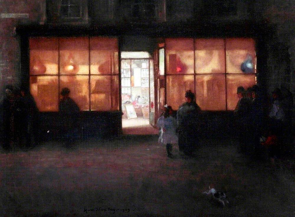 AnaLolaNeva's tweet image. James Hamilton Hay (1874–1916) 
&quot;The golden blinds&quot;, 1909