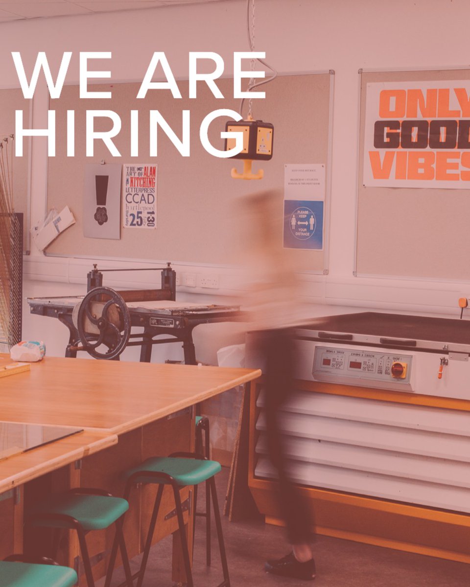 Join us! We are currently recruiting for the following roles:
✴️ Technician/Demonstrator (Lens-Based/Moving Image)✴️ Lead Technician Demonstrator (FE Curriculum)✴️ Senior Lecturer/Lecturer BA (Hons) Fashion
For details visit northernart.ac.uk/careers/
