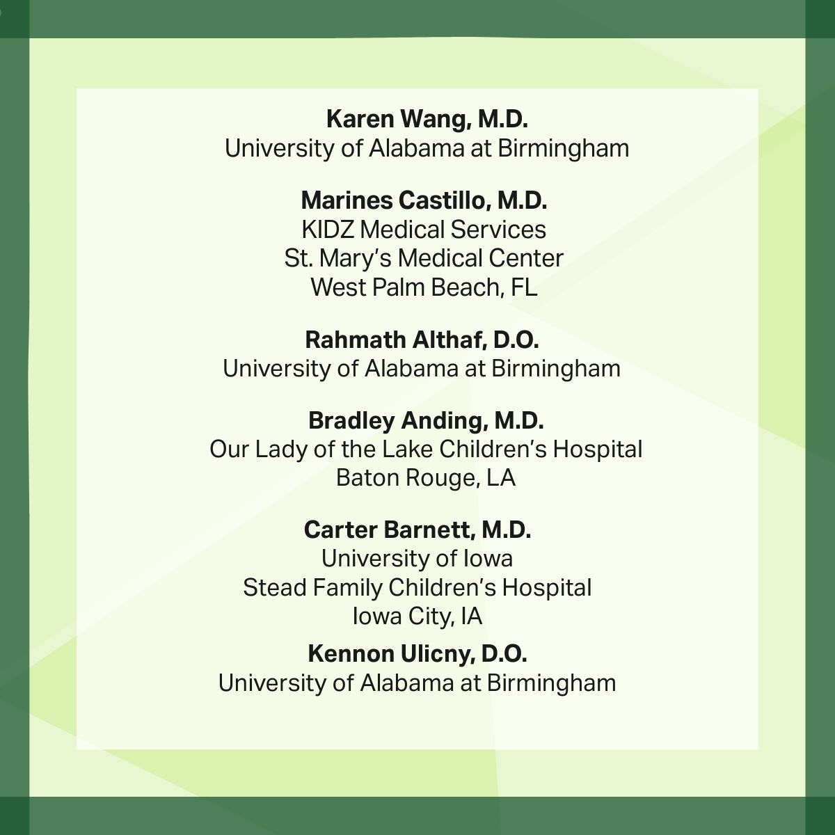 🎉 Congratulations to our UAB Pediatric Fellowship Class of 2025! We’re so proud of everything they’ve accomplished and excited to see what’s next. 👏

See where they are headed after training! 

PART 1 (see next post for part 2)