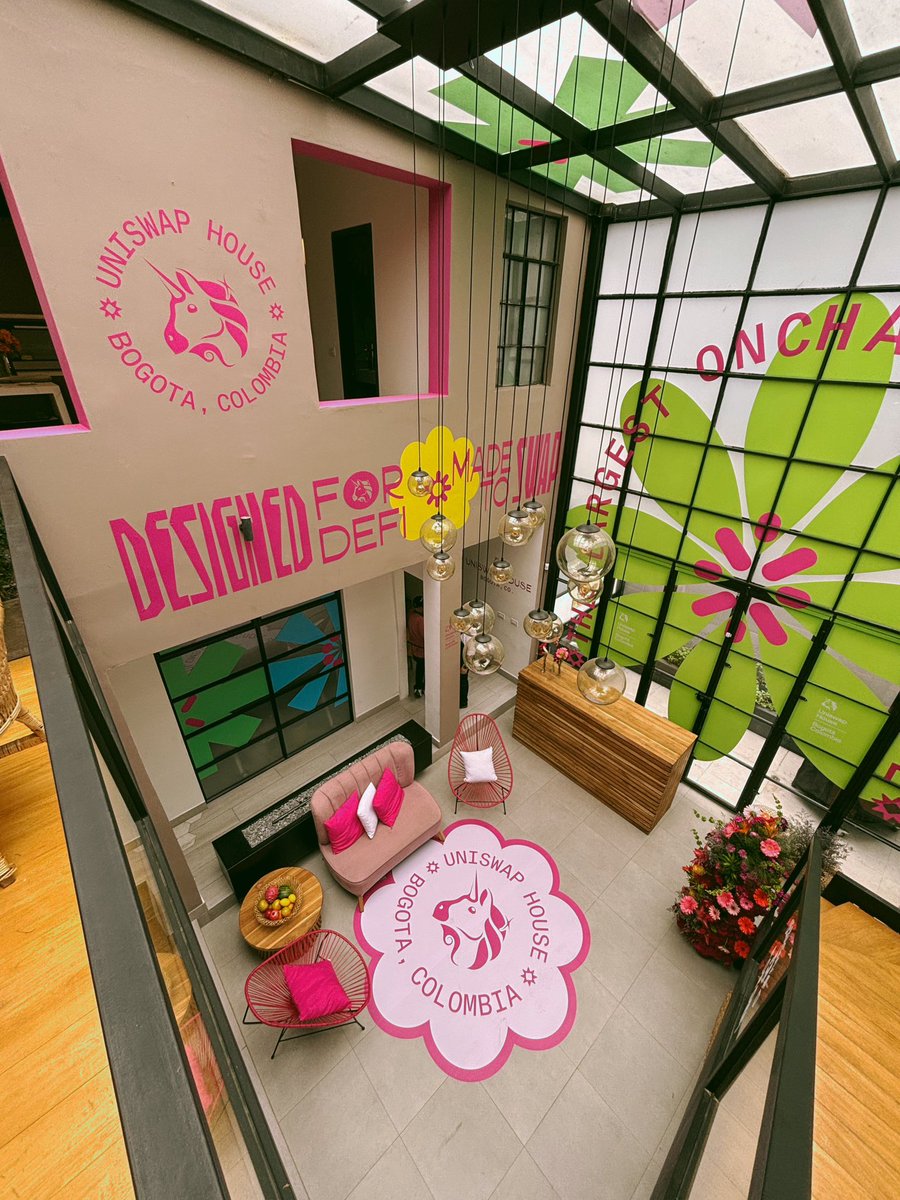 Losi (@iamlosi) on Twitter photo Gm to everyone excited about DeFi 🦄🇨🇴
<a href="/Uniswap/">Uniswap Labs 🦄</a> house in Bogotá looking ready for the week🤩 Gm to everyone excited about DeFi 🦄🇨🇴
<a href="/Uniswap/">Uniswap Labs 🦄</a> house in Bogotá looking ready for the week🤩