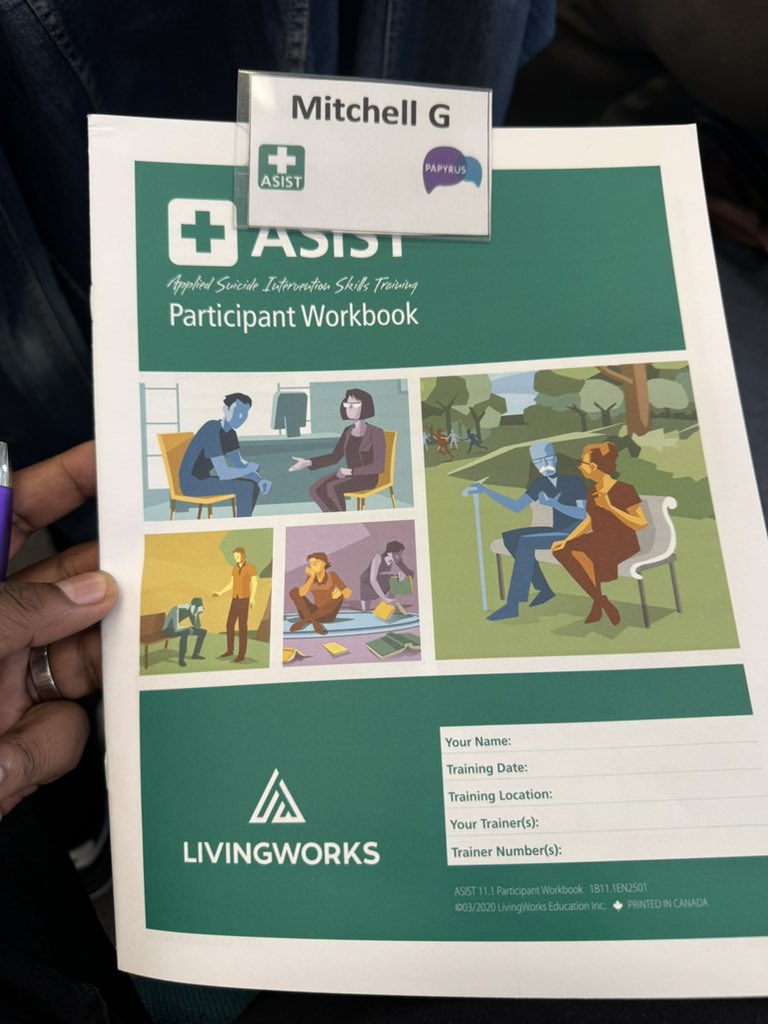 MitchellMGumbo's tweet image. 2-Day Training on “Prevention of Young People Suicide” | Winchester
Grateful for the opportunity to attend this important training in the historic city of Winchester.
I’m hoping to strengthen my skills in supporting young people who experience suicidal thoughts. So often,…