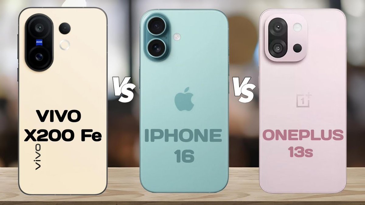 Akashak4020's tweet image. What’s stopping you from picking the iPhone 16 over the Vivo X200 FE or OnePlus 13s? 👀