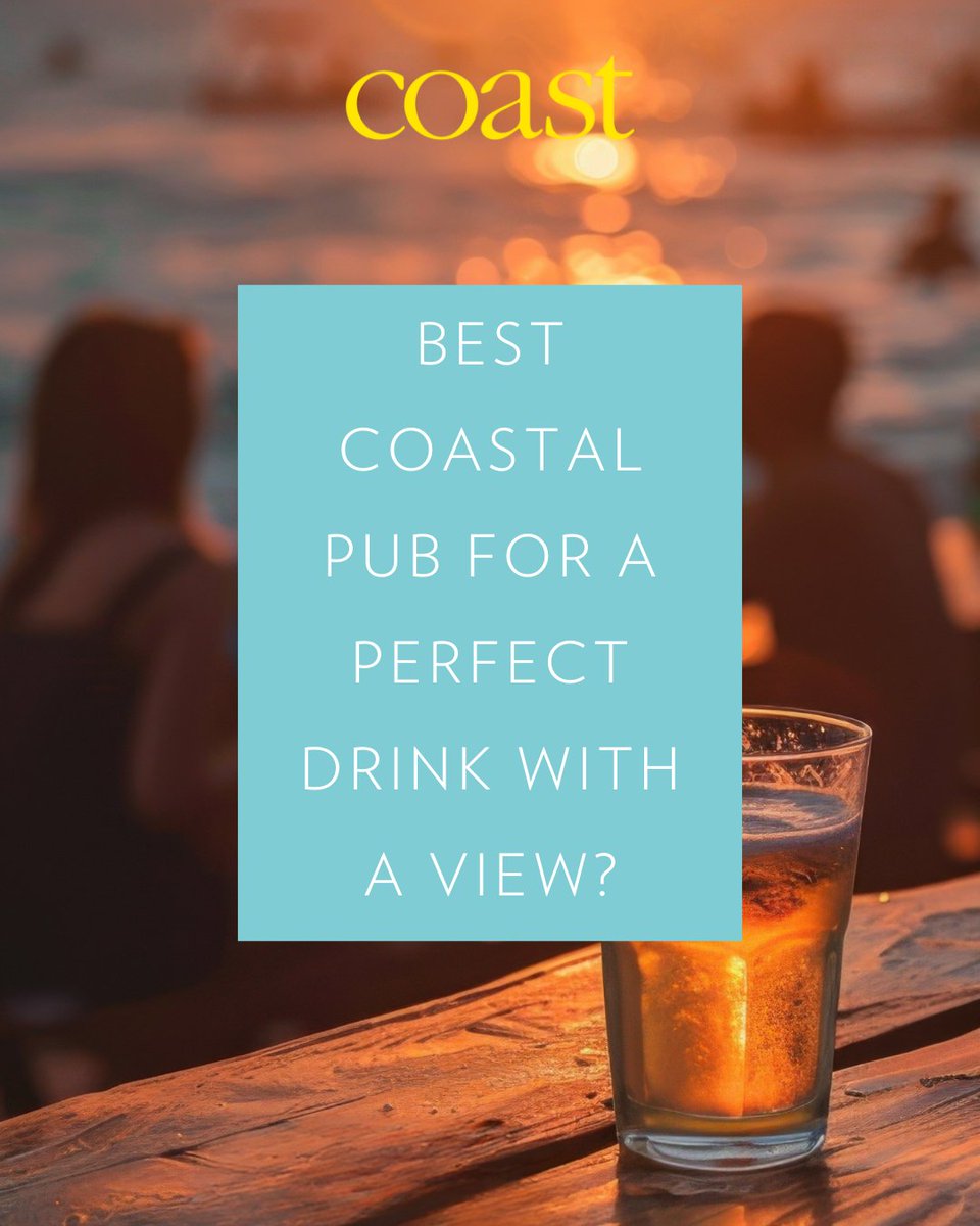 Who doesn't love the feeling of sipping on your favourite drink while watching the waves roll in?! 🥰

Whether it's a cozy corner pub perched on clifftops or a beach bar with sand between your toes - we want to hear about YOUR go-to coastal pub 🍻