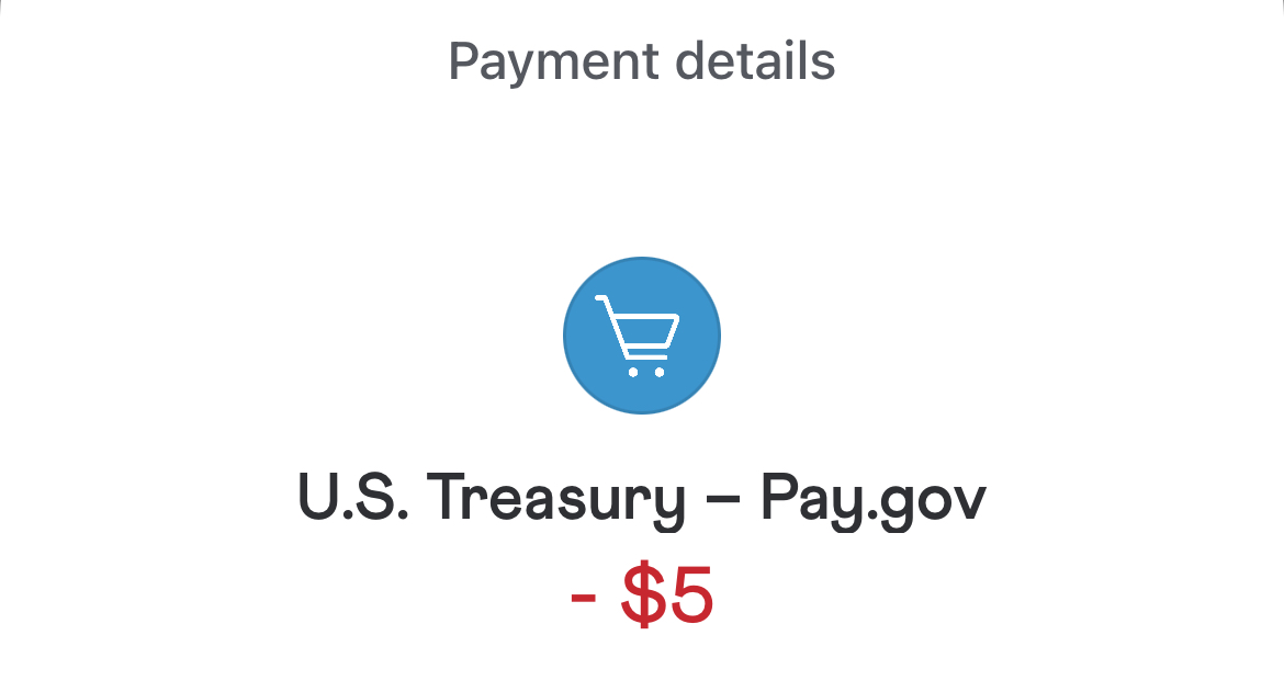 Lucy_Ritz's tweet image. can confirm, you can now Venmo the US Treasury (U.S. Treasury – Pay(dot)gov) to pay down the national debt 

(idk why i doubted it and wanted to test, probably the silliest $5 I&apos;ve ever spent)

Re: @verge