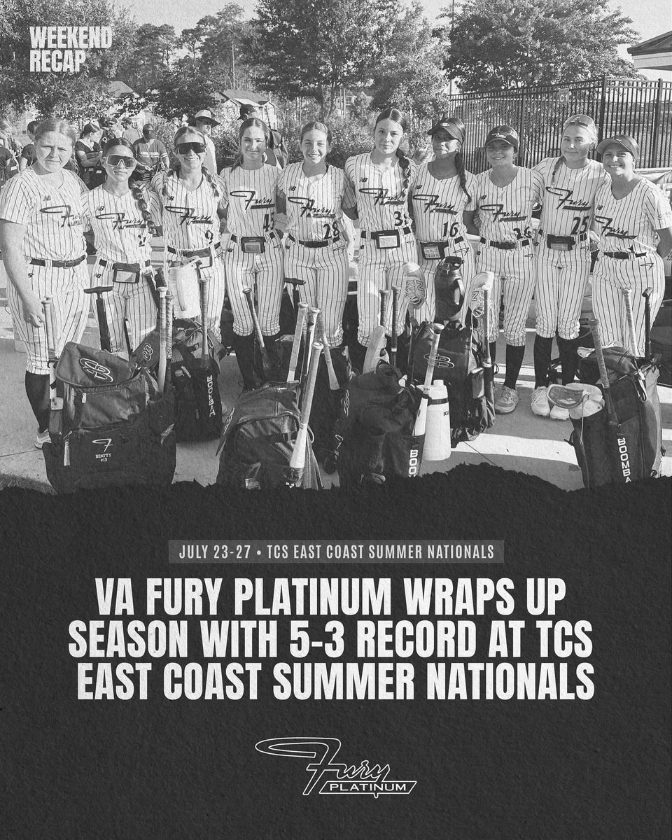 VA Fury Platinum 2029 (@vafuryplat2029) on Twitter photo What a great week of softball to end our 13U season! We made it to the 16 (of 40) team championship bracket <a href="/triplecrownspts/">Triple Crown Sports</a> Summer Nationals, but our run sadly came to an end in a close 2-0 loss to a very talented team. Time for a break and then back to work!
#platinumproud What a great week of softball to end our 13U season! We made it to the 16 (of 40) team championship bracket <a href="/triplecrownspts/">Triple Crown Sports</a> Summer Nationals, but our run sadly came to an end in a close 2-0 loss to a very talented team. Time for a break and then back to work!
#platinumproud