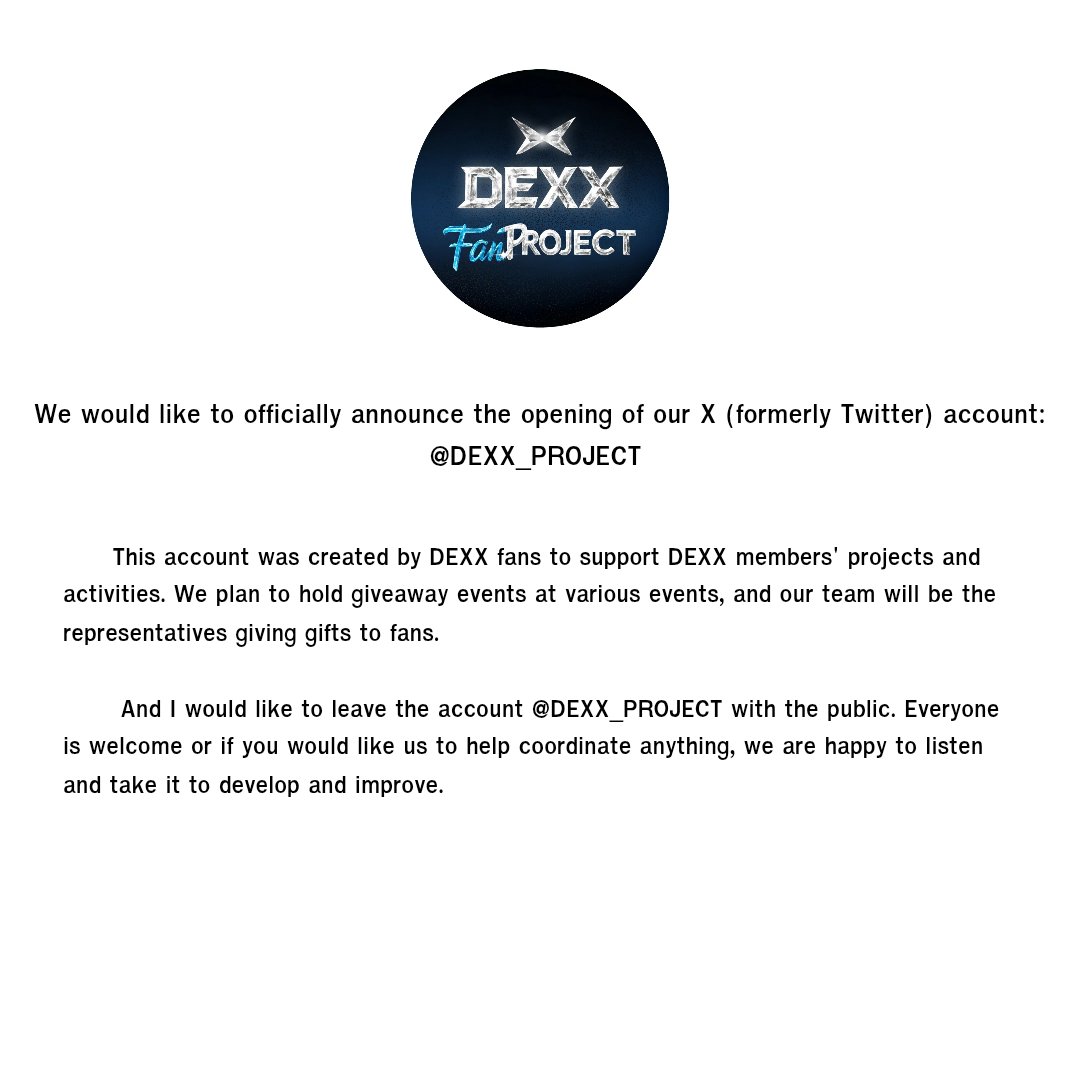 DEXX_PROJECT's tweet image. สวัสดีค่ะตัวแทนจากทีม DEXX FAN PROJECT ขอฝากตัวด้วยนะคะ ฝากติดตามโปรเจกต์ต่างๆที่ทางเราจัดขึ้นรวมถึงการเเจกgiveawayตามงานต่างๆด้วยนะคะ ชาว TheX 🤍🙏🏻🎉

#DEXXth
#CLANGCLANG_DEXX #JamesSu  #Mynameis_yim #TutorKrp #auautnp #porsuppakarn #twnpich