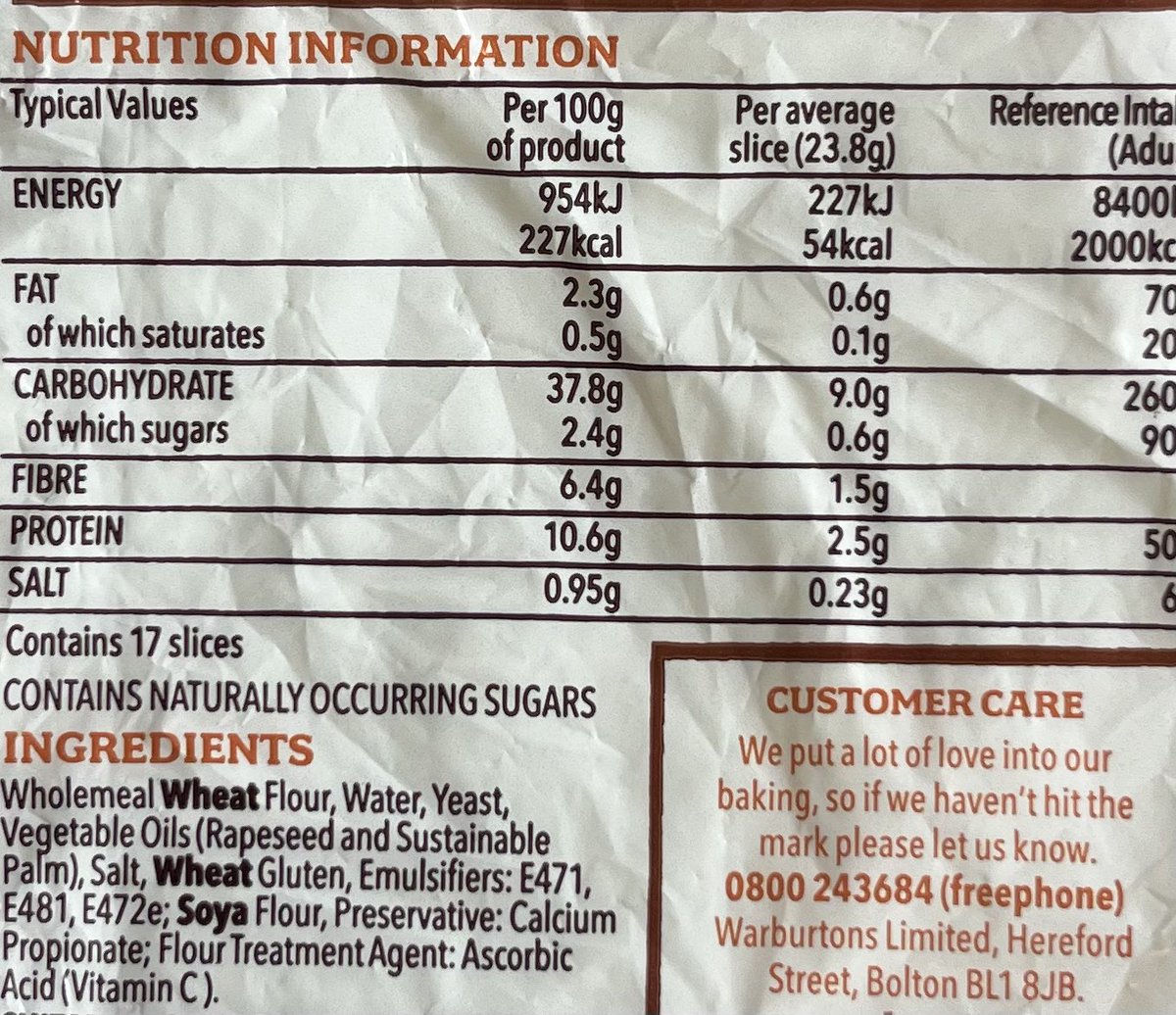 Dr David Unwin (@lowcarbgp) on Twitter photo Starchy foods like bread digest down into a lot of sugar so <a href="/Warburtons/">Warburtons</a> your ‘no added sugar’ advertising is very misleading. Today in clinic I saw my third case of poorly controlled Type 2 diabetes lead astray by your packaging PLEASE STOP THIS !! Starch is soon to be sugar! Starchy foods like bread digest down into a lot of sugar so <a href="/Warburtons/">Warburtons</a> your ‘no added sugar’ advertising is very misleading. Today in clinic I saw my third case of poorly controlled Type 2 diabetes lead astray by your packaging PLEASE STOP THIS !! Starch is soon to be sugar!