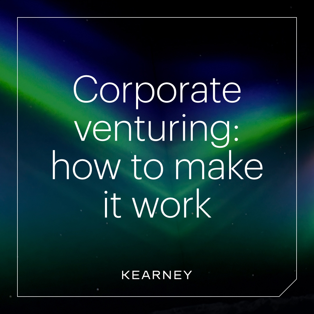 Big businesses excel at scale but struggle with speed—too rigid to pivot, too risk-averse to seize opportunities. 

It's time to break away from business-as-usual. With the right strategy, vehicles, and processes we can innovate like start-ups. 

In collaboration with