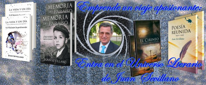 RoMemoria's tweet image. ¡La gran #aventura de #leer! 
¡Emprende un viaje apasionante!
¡Entra en el Universo Literario de Juan Sevillano, 
@RoMemoria, y pon a prueba tu capacidad de emoción! 

¡Volverás cambiado! 

“La excelencia de un clásico”. 
“Todo un mundo de sensaciones”. 

leer.la/JuanSevillano