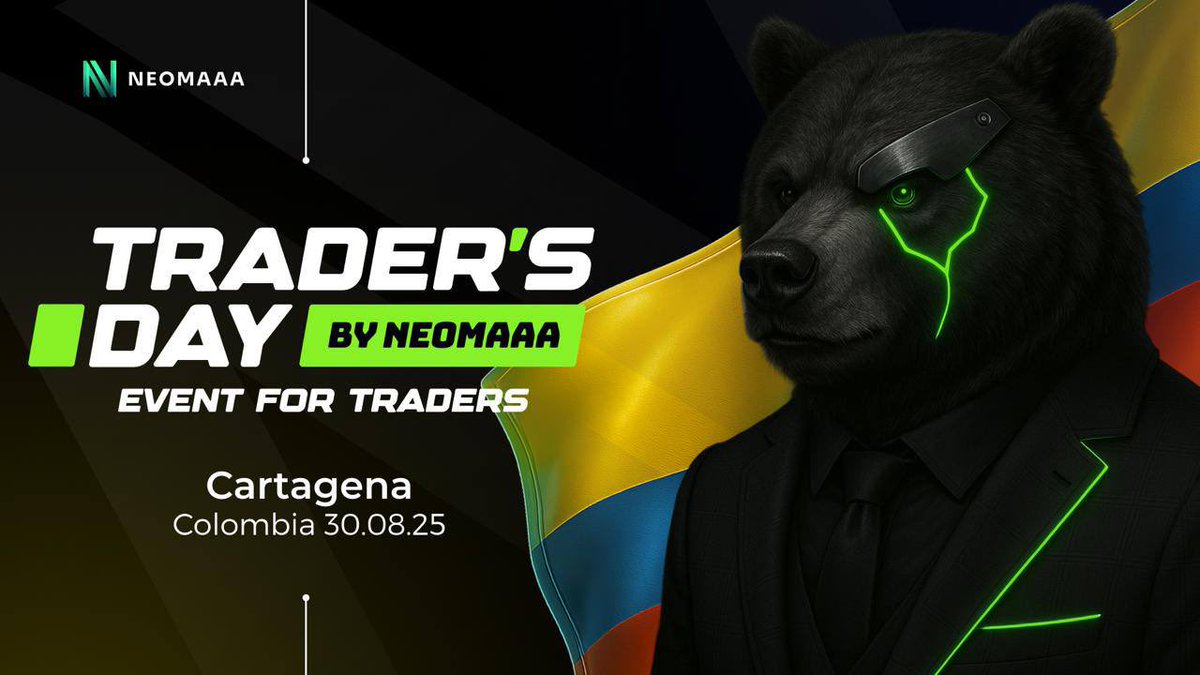 🇨🇴 Colombia, <a href="/neomaaafunds/">NeomAAA Funds | Prop Trading Firm</a> we’re coming for you.

NEOMAAA is taking Trader’s Day to the next level with 3 exclusive events in iconic cities:

📍 Bogotá – Aug 23
📍 Cartagena – Aug 30
📍 Medellín – Sept 6

Join us for a powerful experience of:
🔹 Technology
🔹 Community
🔹 Funding