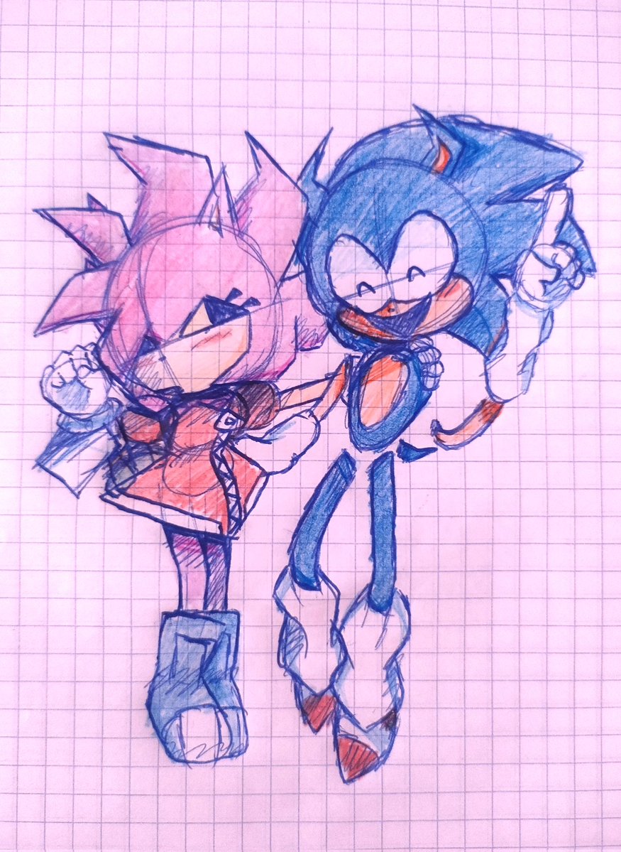MLife2163's tweet image. I love this ship more than how people ship them before Malware Amy shows up. I hate the fact that the &quot;rewrite amy&quot; looks so scared and &apos;submissive&apos; (I think/hate it). I always imagined that she&apos;d be much different and more suitable for the ship... HUZZAH!! 🥹
#SonAmy