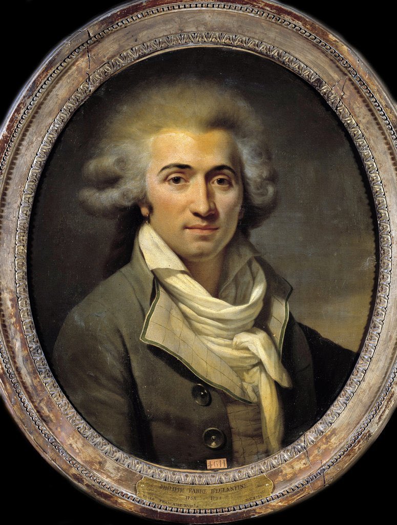 FranckAbed's tweet image. Philippe-François-Nazaire Fabre, dit Fabre d&apos;Églantine, né et baptisé le 28 juillet 1750 à Carcassonne et guillotiné le 5 avril 1794 à Paris, est un acteur, dramaturge, poète et homme politique français. 

La légende veut qu&apos;il ait pleuré sur la charrette le menant à l’échafaud,…