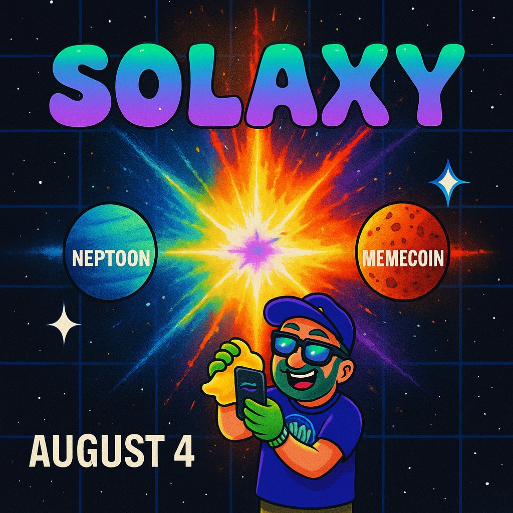 SIROZ_A's tweet image. 🪐🌞On August 4th, two worlds collide.
Solaxy’s Wallet and Igniter goes live.
The Meme Index goes public.

This isn’t just a memecoin.
It’s an ecosystem designed to absorb liquidity.

🛸🛸🛸 Brace for Ignition.

#Solaxy #Igniter #MemeIndex #CryptoReset
