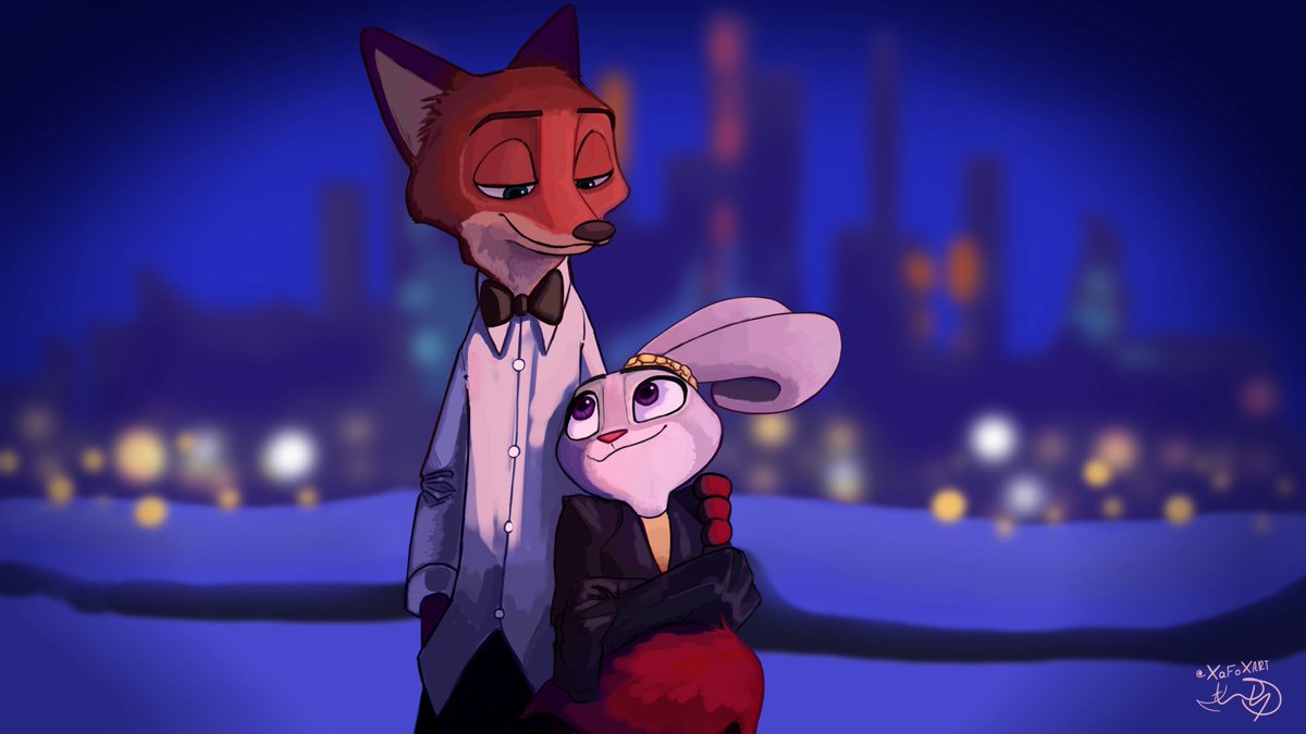 Cold night 🦊🐰

What are you expecting to see in the trailer? 👀 

#zootopia2 #wildehopps