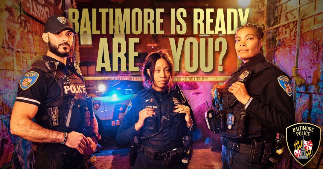 The Baltimore Police Department is offering up to a $10,000 hiring bonus for qualified applicants. Start your future with purpose and apply today. #LawEnforcement #Baltimore