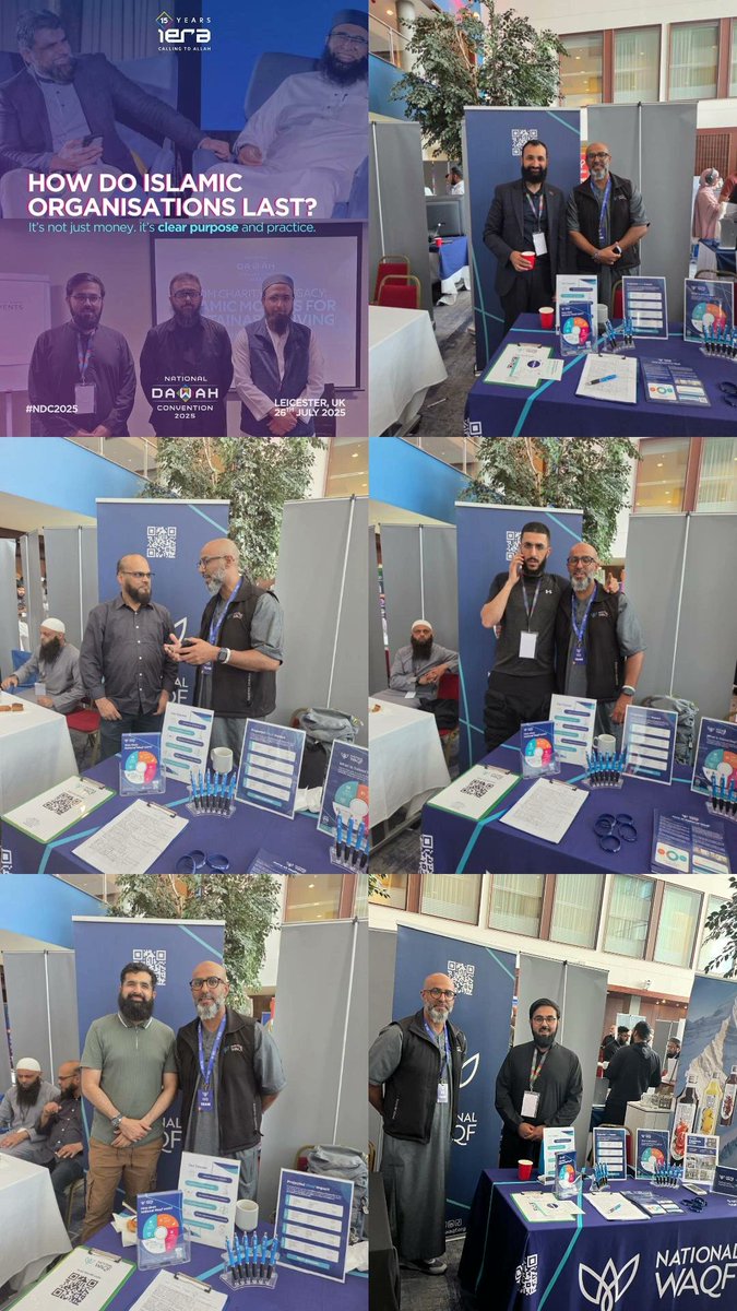 A huge thank you to <a href="/iERAorg/">iERA</a> for hosting an inspiring convention last weekend. We were honoured to be part of it and share how Waqf can sustain organisations for generations to come. 

Let’s build a legacy, together. #NationalWaqf #iERA #Dawah #LegacyGiving