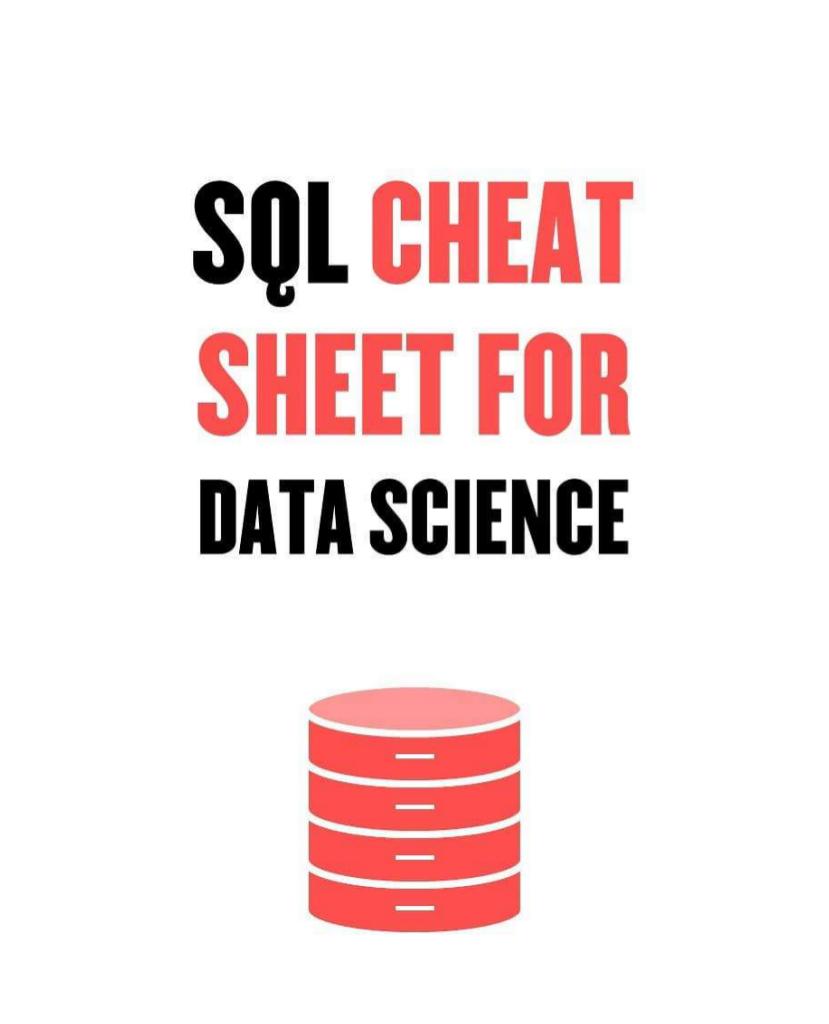 Krishnasagrawal's tweet image. Complete SQL CheatSheet
Do Bookmark and save it for later...
#sql #database