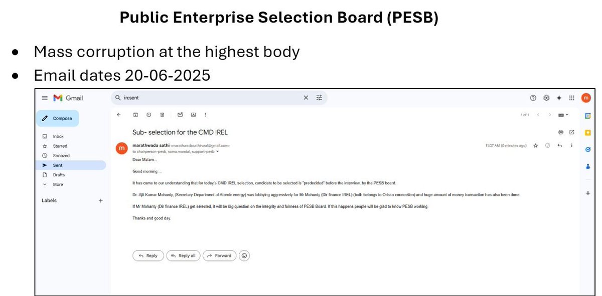 TweetWaghmare's tweet image. दै. मराठवाडा साथी का डर सही निकला... और आखिरकार शारदा भूषण मोहंती को ही चुना गया... इसका मतलब सिलेक्शन प्रोसेस सिर्फ एक नौटंकी थी क्या ?

#PESB
@RahulGandhi
@ravish_journo
@PMOIndia