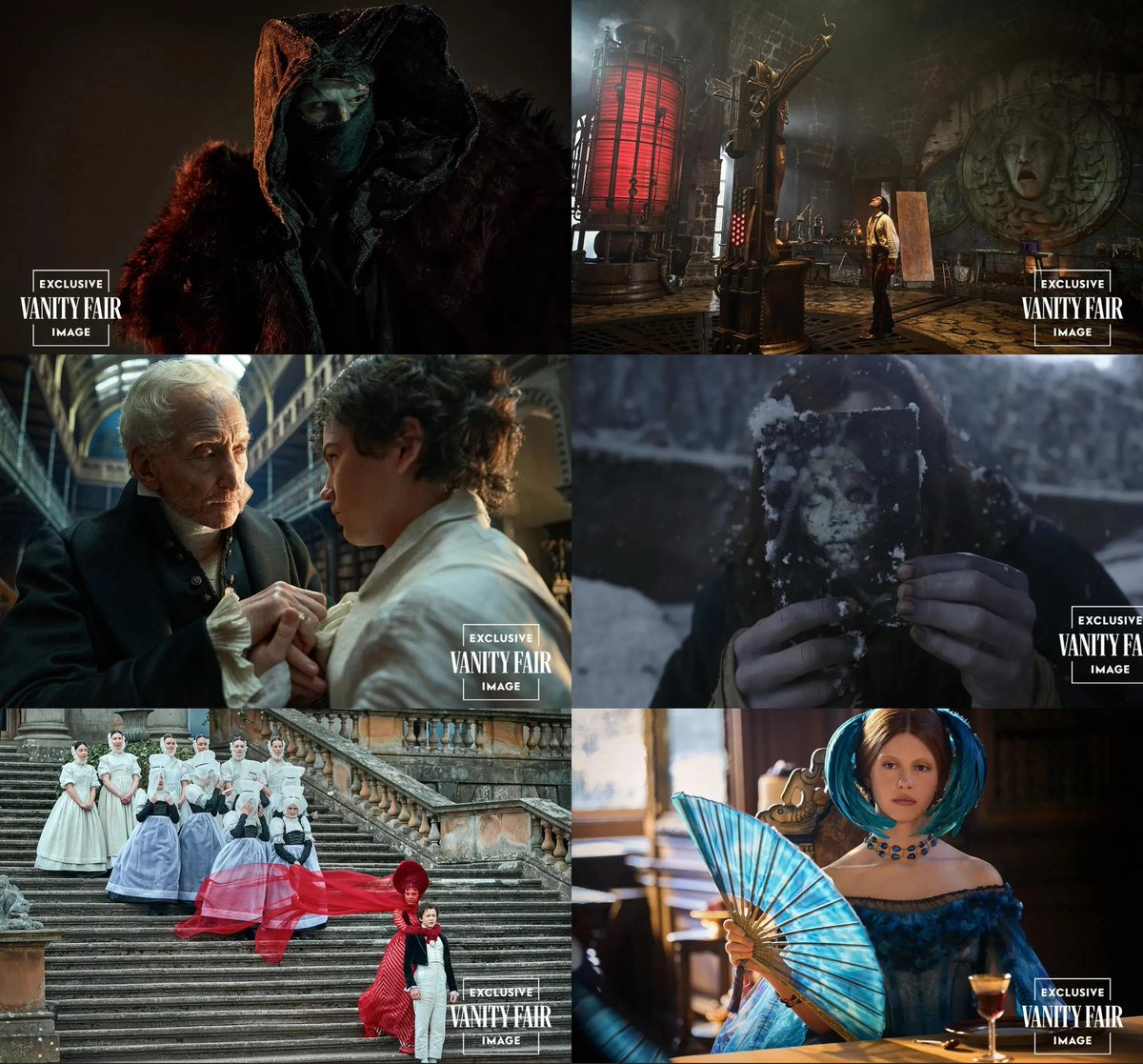 whatonnetflix's tweet image. New first looks at GUILLERMO DEL TORO&apos;S FRANKENSTEIN via Vanity Fair