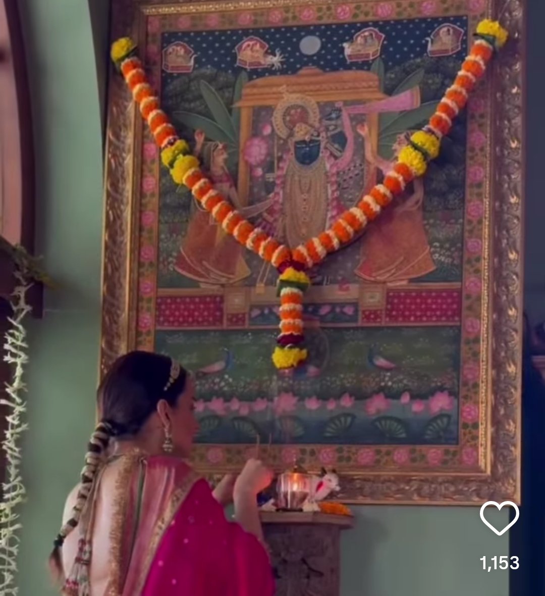 PatelViral's tweet image. Shrinathji in @KanganaTeam &apos;s Manali residence..