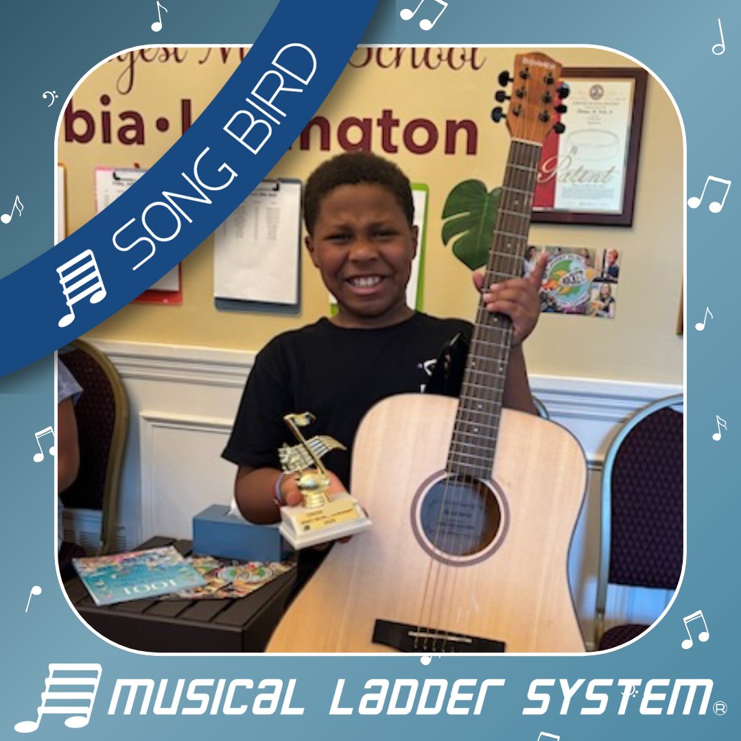 ColaArtsAcademy's tweet image. Congratulations to Croix for earning his Song Bird trophy!

#musicalladdersystem