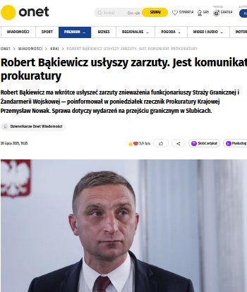 Lada moment mam usłyszeć zarzuty i prawdopodobnie zostanę zatrzymany!

Uważam całą sprawę za ewidentną próbę zastraszenia i uciszenia mnie, motywowaną nie względami prawnymi, lecz chęcią osłabienia działalności Ruchu Obrony Granic – inicjatywy, która z pełnym zaangażowaniem staje