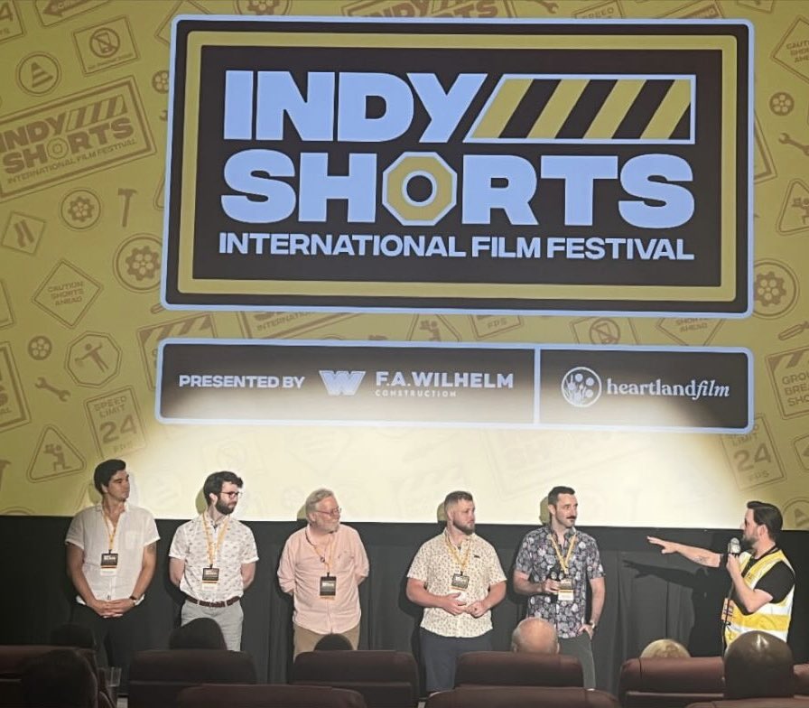 LocalDingus's tweet image. first time premiering a film, first Q&amp;amp;A as talent and the second time seeing myself on the big screen. Long live indie film making baby