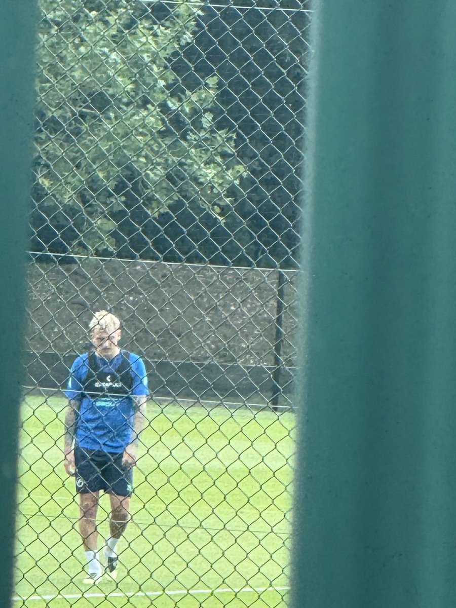 Thankfully Alfie's "injury" seemed a lot better today at Millwall's training ground.