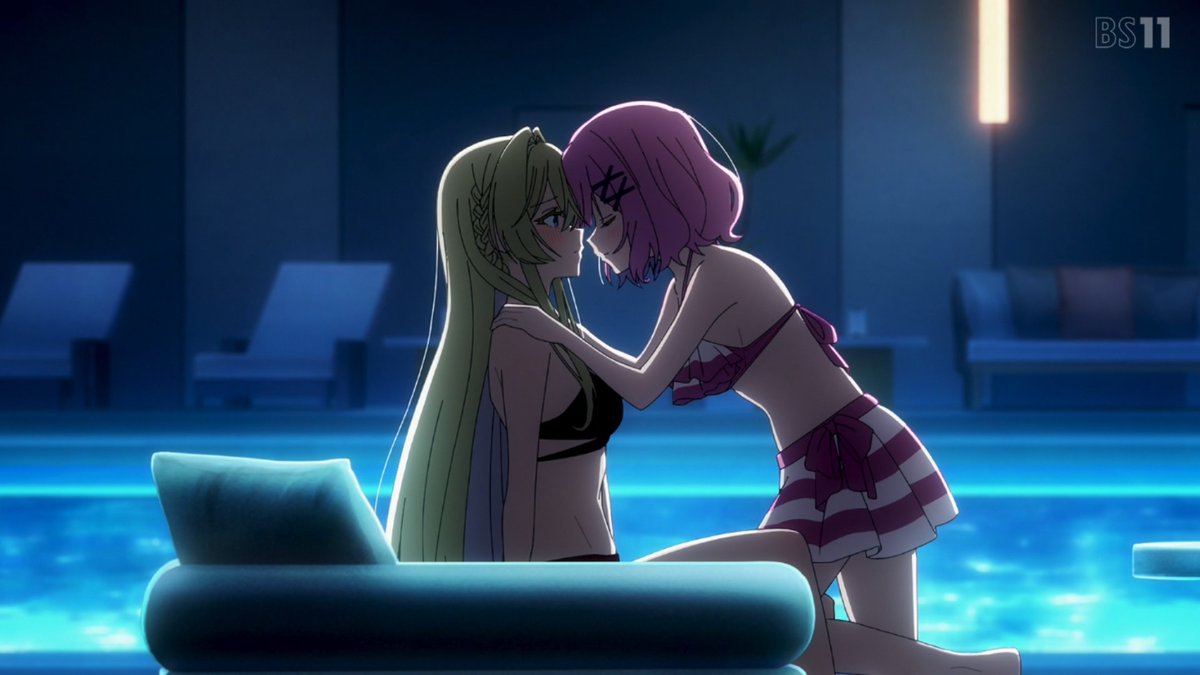 fiercekuro's tweet image. おでこぱしー！！！
#わたなれ #わたなれアニメ