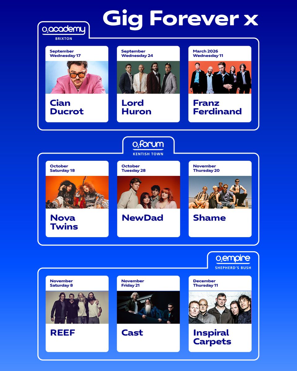 O2AcademyBrix's tweet image. Were you lucky enough to catch Oasis over the weekend? 👀

Don&apos;t miss your chance to grab tickets for our upcoming shows!

Tickets and info here 🎟️ amg-venues.com/PC9i50Wwau5
