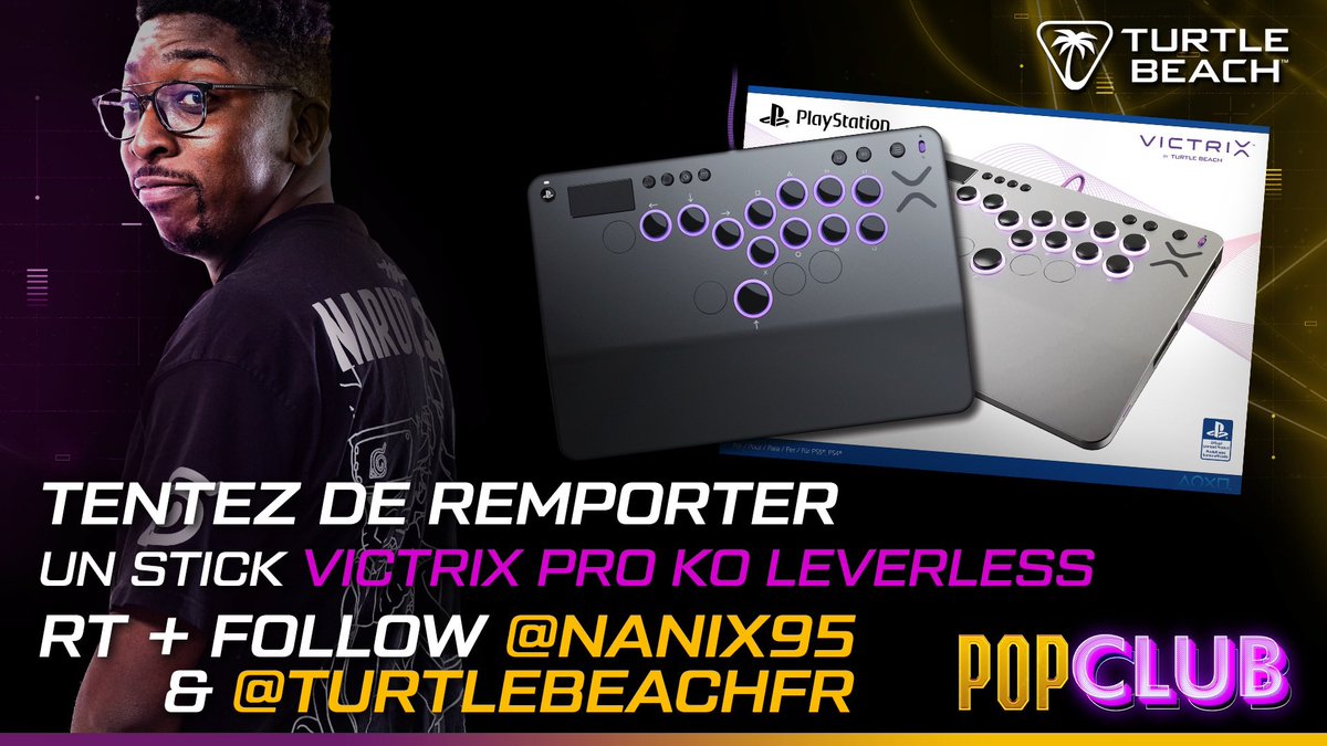 Regardez Invincible et X-Men 97🦸🏻♂️ (@nanix95) on Twitter photo 🚨CONCOURS🚨
Pour la der de la saison de PopClub, notre sponsor <a href="/TurtleBeachFR/">Turtle Beach France</a> vous permet de remporter un Fight Stick😱
Pour tenter votre chance, il suffit de
✅RT et liker ce post
✅follow <a href="/Nanix95/">Regardez Invincible et X-Men 97🦸🏻♂️</a> et <a href="/TurtleBeachFR/">Turtle Beach France</a>
TAS en live pendant PopClub le 30/07 à l’ <a href="/espotparis/">ESpot</a> 😉 🚨CONCOURS🚨
Pour la der de la saison de PopClub, notre sponsor <a href="/TurtleBeachFR/">Turtle Beach France</a> vous permet de remporter un Fight Stick😱
Pour tenter votre chance, il suffit de
✅RT et liker ce post
✅follow <a href="/Nanix95/">Regardez Invincible et X-Men 97🦸🏻♂️</a> et <a href="/TurtleBeachFR/">Turtle Beach France</a>
TAS en live pendant PopClub le 30/07 à l’ <a href="/espotparis/">ESpot</a> 😉