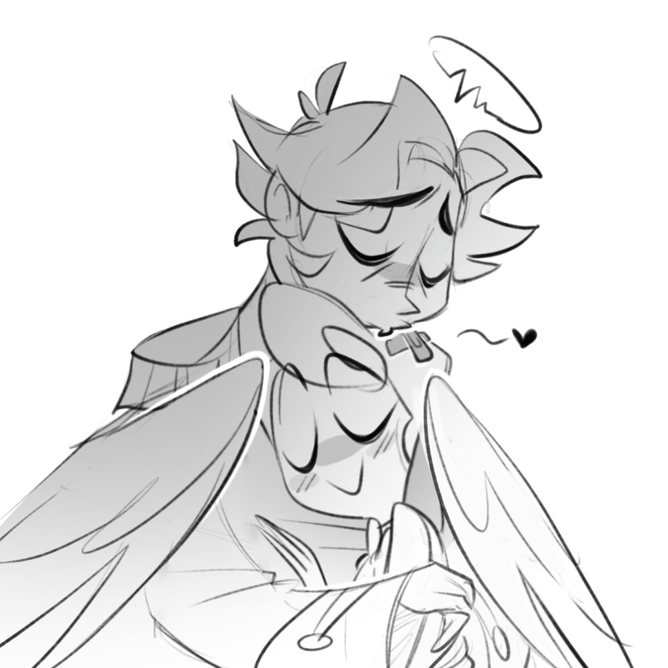 Abel had to kiss the hurt away 🥺

#HazbinHotel #HolyGates