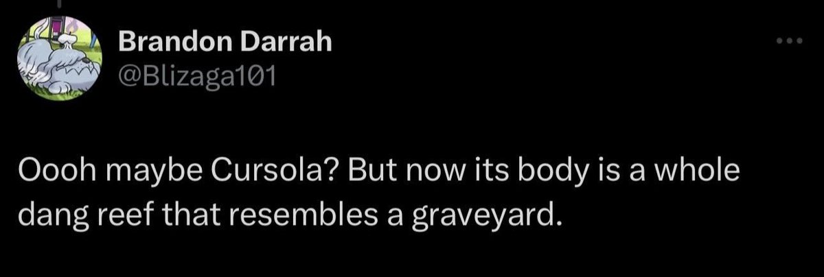 downramegas's tweet image. Mega Cursola idea 💡