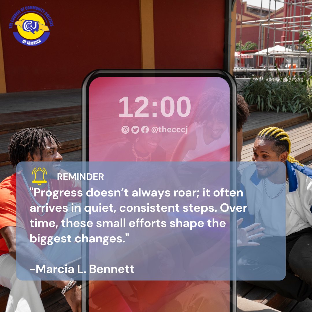📚 It's not always about giant leaps; it’s about showing up, learning and growing a little each day.

#ProgressNotPerfection #FutureReady#MotivationMonday #CCCJ
