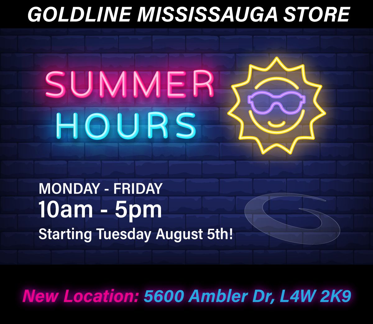 GoldlineCurling's tweet image. 📣 Our Mississauga retail store reopens for summer hours starting Tuesday, August 5th! 

We&apos;ll be open Monday to Friday, 10am–5pm. Come by and gear up for the season! 🥌 #GoldlineCurling #MississaugaStore #CurlingSeason