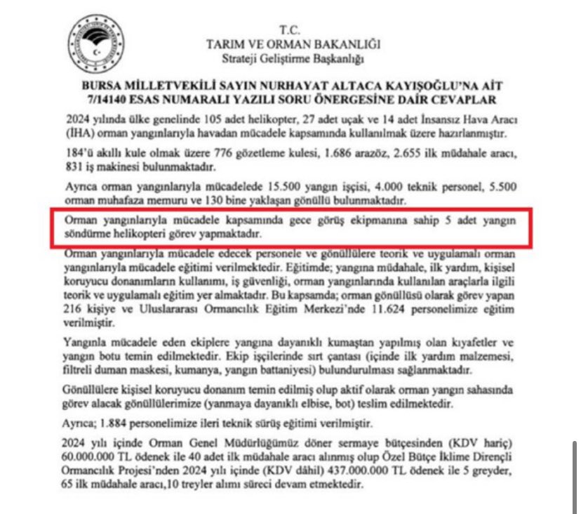 2024 yılında alındığı söylenen 5 gece görüşlü yangın söndürme uçağı nerde ?..

#bursayanıyor #KarabükYanıyor #yağmur #sorumlukim #Tuerkiyeyanıyor