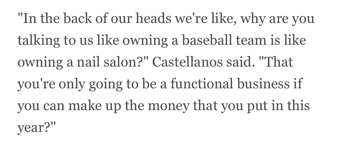 Castellanos has some incredible quotes in this story.