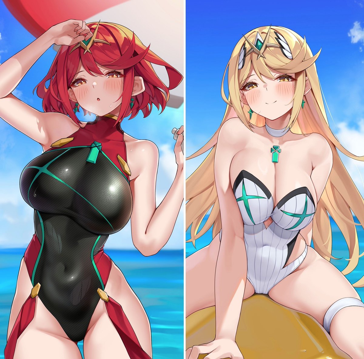 matriks_16's tweet image. ✨🔥🏖️
 #ゼノブレイド2 #XenobladeChronicles2