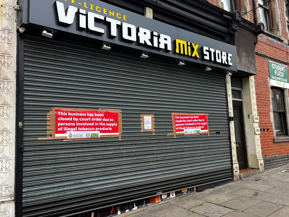 Shop closure secured following joint investigation into illegal sales  mynottinghamnews.co.uk/shop-closure-s…