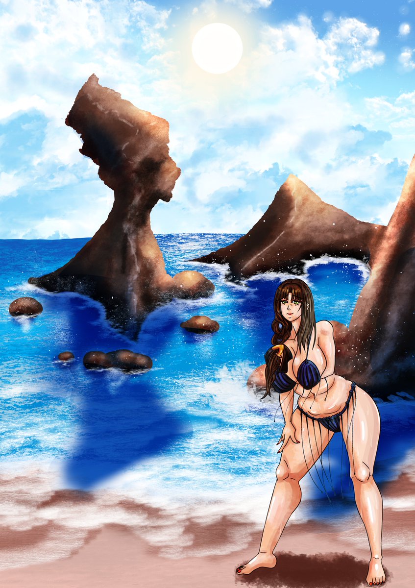 #すみね絵 
嘗試畫了新背景