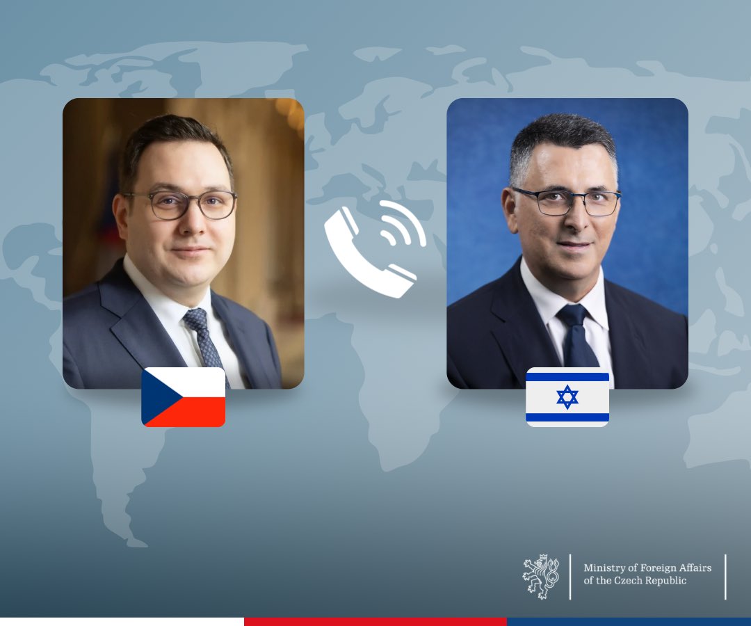 Jan Lipavský (@janlipavsky) on Twitter photo Today I spoke with my Israeli counterpart <a href="/gidonsaar/">Gideon Sa'ar | גדעון סער</a>. I reiterated Czechia support for a two-state solution in the context of the ongoing conference in New York, and thanked for Israel’s determined fight against Islamist terrorism. I welcomed the renewed delivery of humanitarian Today I spoke with my Israeli counterpart <a href="/gidonsaar/">Gideon Sa'ar | גדעון סער</a>. I reiterated Czechia support for a two-state solution in the context of the ongoing conference in New York, and thanked for Israel’s determined fight against Islamist terrorism. I welcomed the renewed delivery of humanitarian