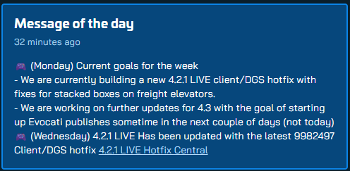 4.3 to Evocati later this week.
4.2.1 receiving box stacking hotfix.