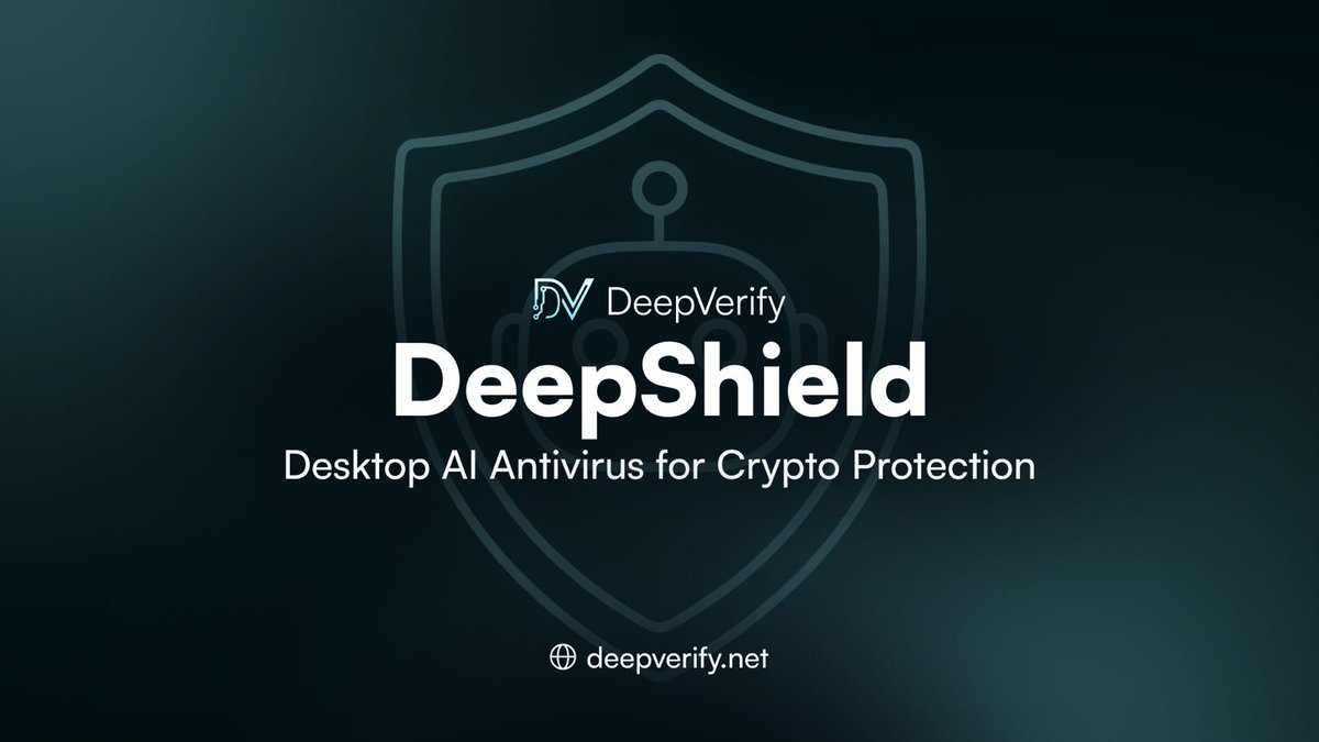 Introducing DeepVerify’s Desktop AI Antivirus Built for Crypto-Native Protection

In an age where AI is being weaponized by bad actors, DeepVerify is stepping up with a next-gen AI-powered antivirus engineered specifically for crypto users, traders, and builders.

Our upcoming